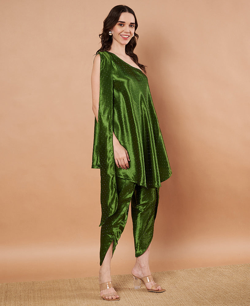 Green Siroski Cord Set