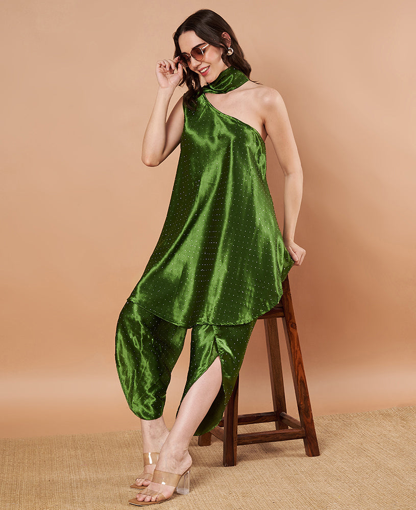 Green Siroski Cord Set