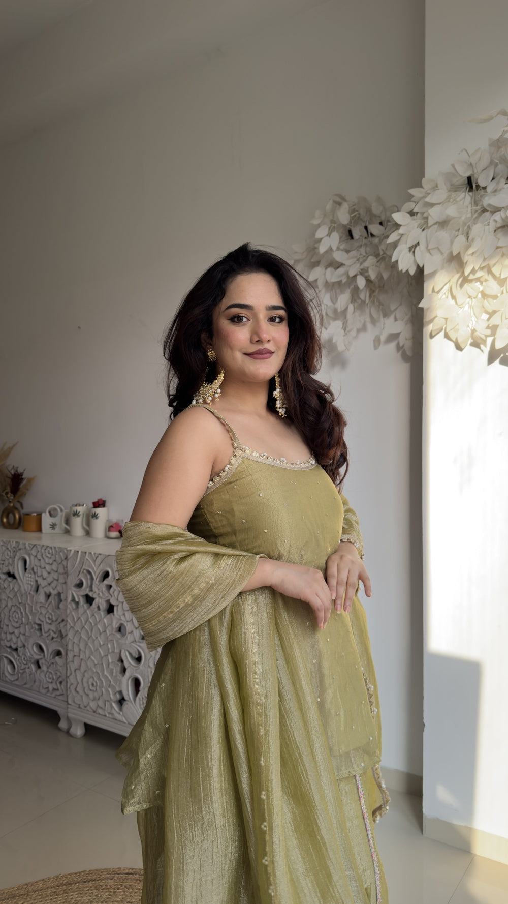 Seaweed Pickle Kurta Plazzo Set