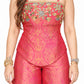 Gulabi Zari Brocade Corset Set