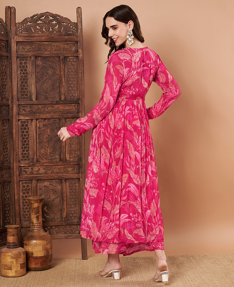 Rose Digital Kurta Plazzo