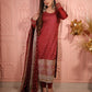 Holly Rose Silk Kurta with Dupatta