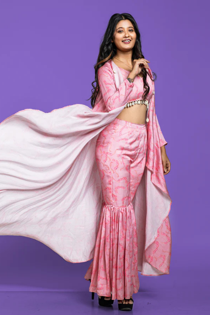 Palazzo Jacket Indo-Western