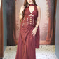 Wine Whimsy Draped Skirt Set