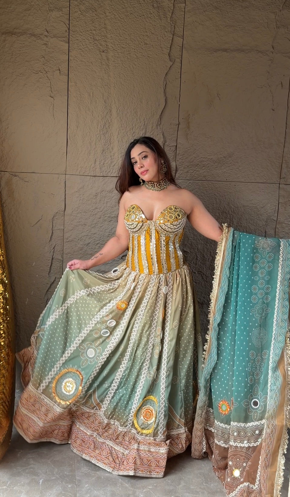 Pickling Pistachio Corset Leganga