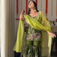 Jungle Green Sharara Kurta
