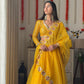 Saffron Gold Amber Lehanga Dupatta