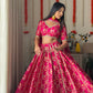 Rani Pink Blossom Lehanga Blouse Dupatta