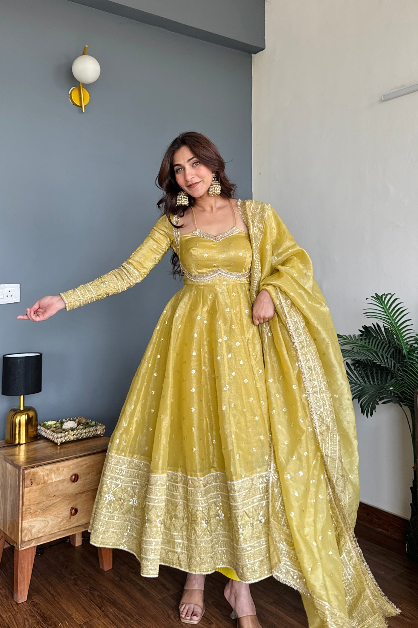 GendaMeher Anarkali Set