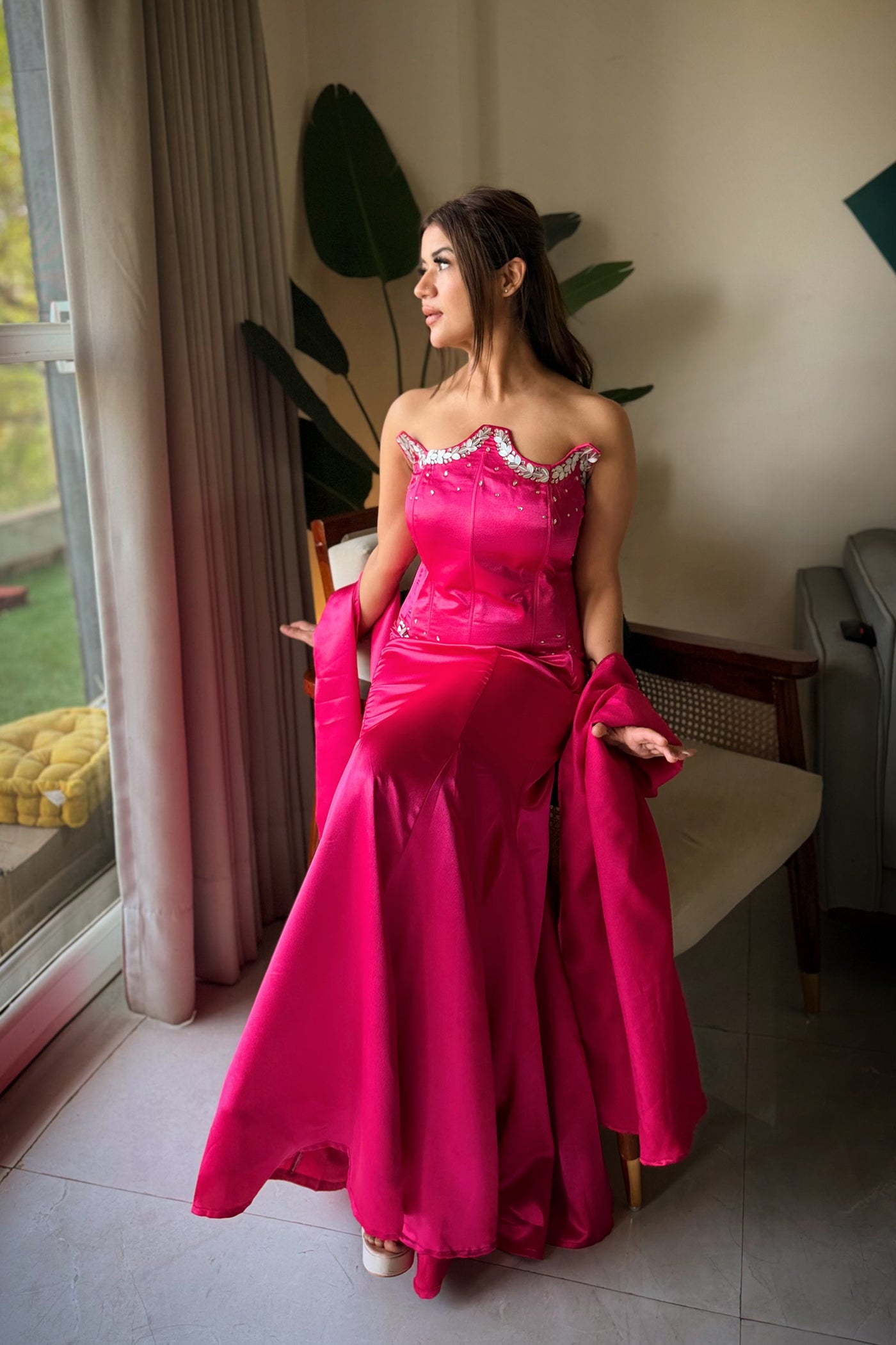 Rose Mirage Corset Set