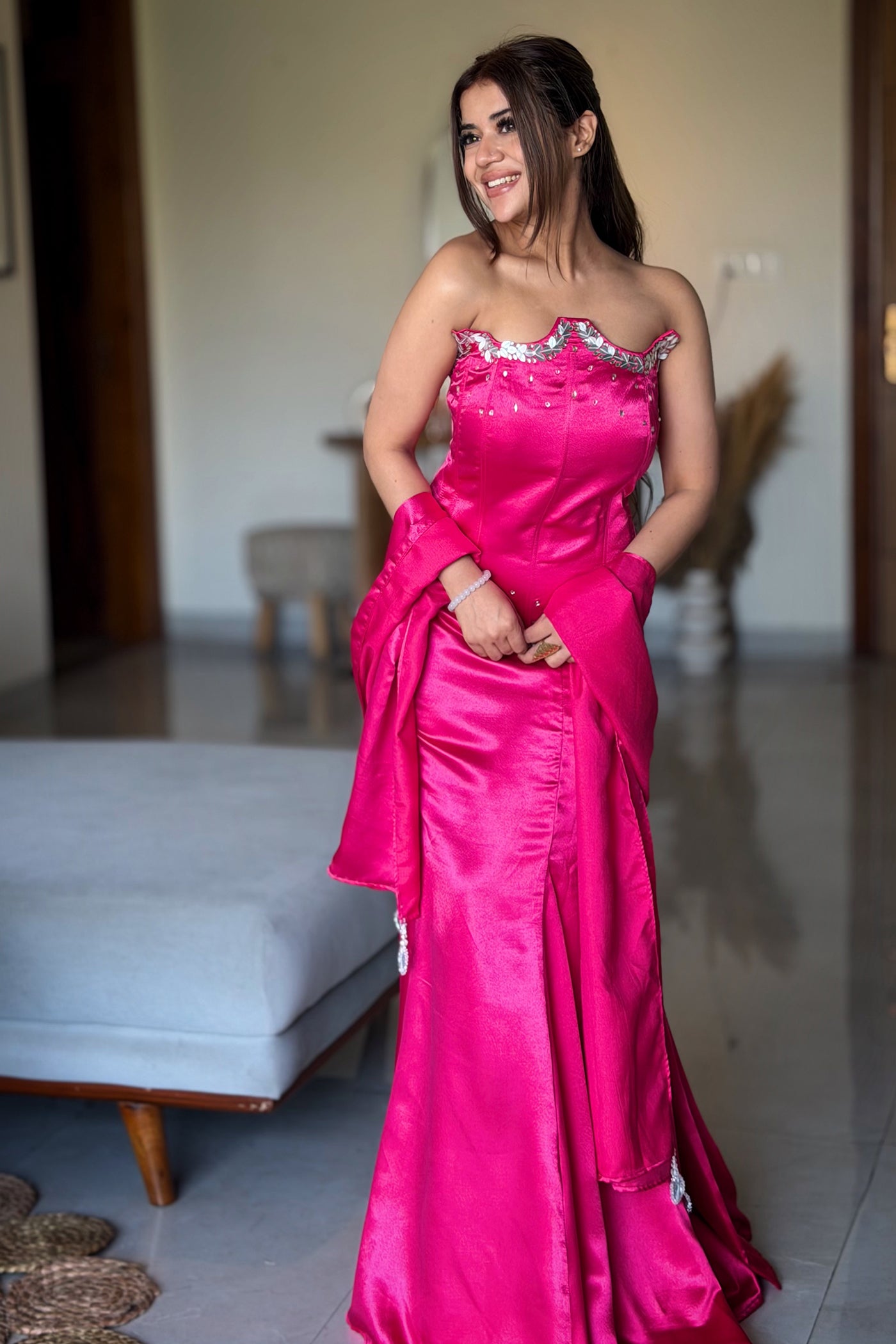 Rose Mirage Corset Set