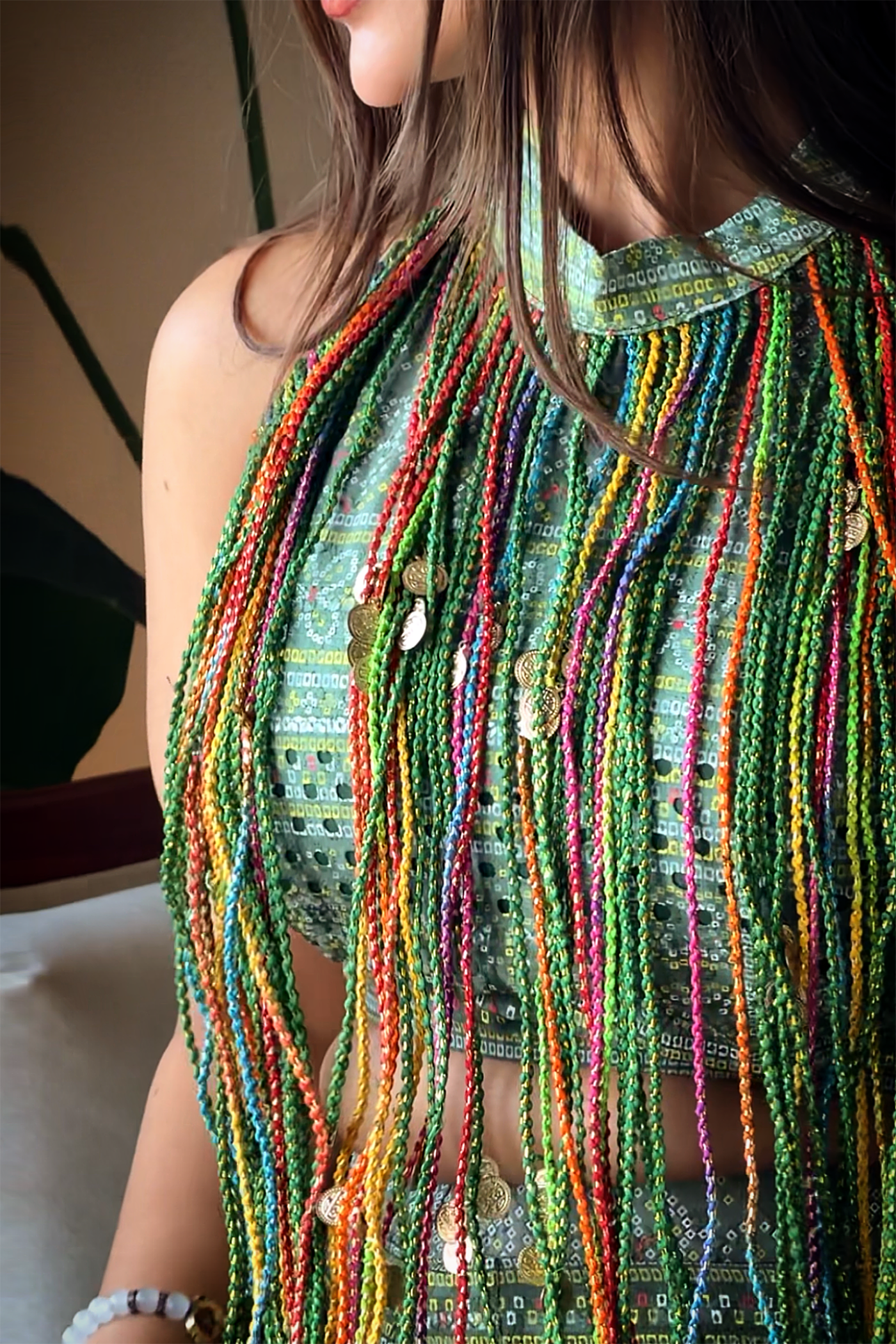 Rangrez Tassel Drape Set