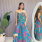 Paisley Garden Corset Ensemble