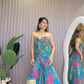 Paisley Garden Corset Ensemble