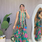 Carnival Bloom Tassel Co-ord Set