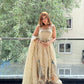 White Peacock Anarkali