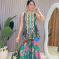 Carnival Bloom Tassel Co-ord Set
