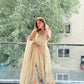 White Peacock Anarkali