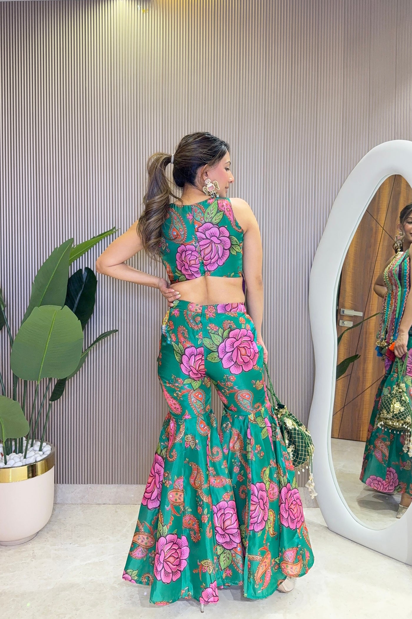 Carnival Bloom Tassel Co-ord Set
