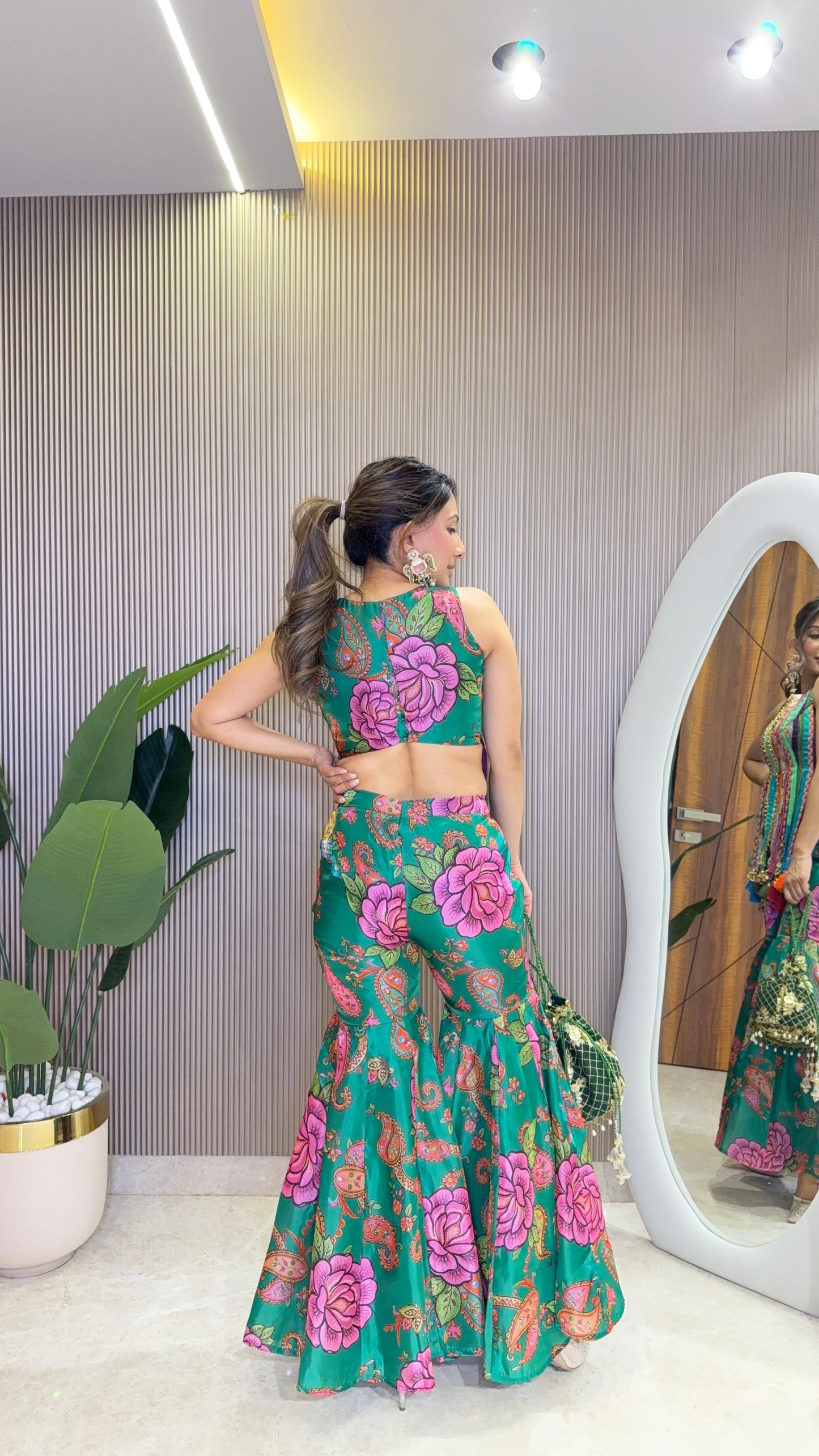Carnival Bloom Tassel Co-ord Set