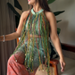 Rangrez Tassel Drape Set