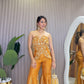 Marigold Muse Corset & Flared Pants Set