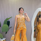 Marigold Muse Corset & Flared Pants Set