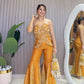 Marigold Muse Corset & Flared Pants Set