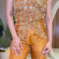 Marigold Muse Corset & Flared Pants Set