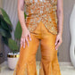 Marigold Muse Corset & Flared Pants Set