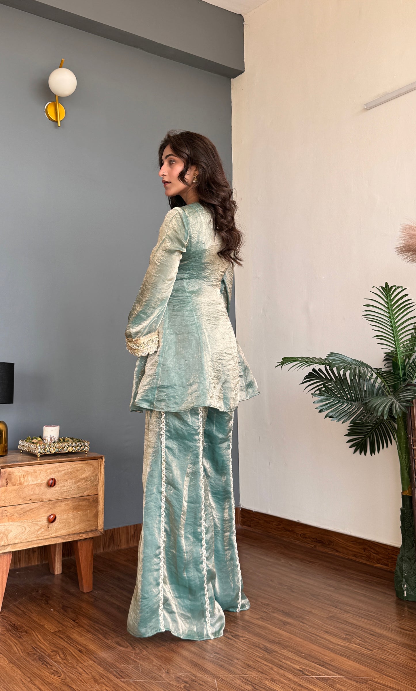 Mint Mirror Masti Co-ord Set