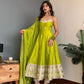 Aarika Lime Green Anarkali Set