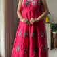 Orchid Flower Anarkali