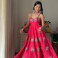 Orchid Flower Anarkali