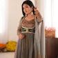 Zohra Earth Luxe Silk Jacket Anarkali Set
