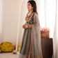 Zohra Earth Luxe Silk Jacket Anarkali Set