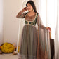 Zohra Earth Luxe Silk Jacket Anarkali Set