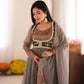 Zohra Earth Luxe Silk Jacket Anarkali Set