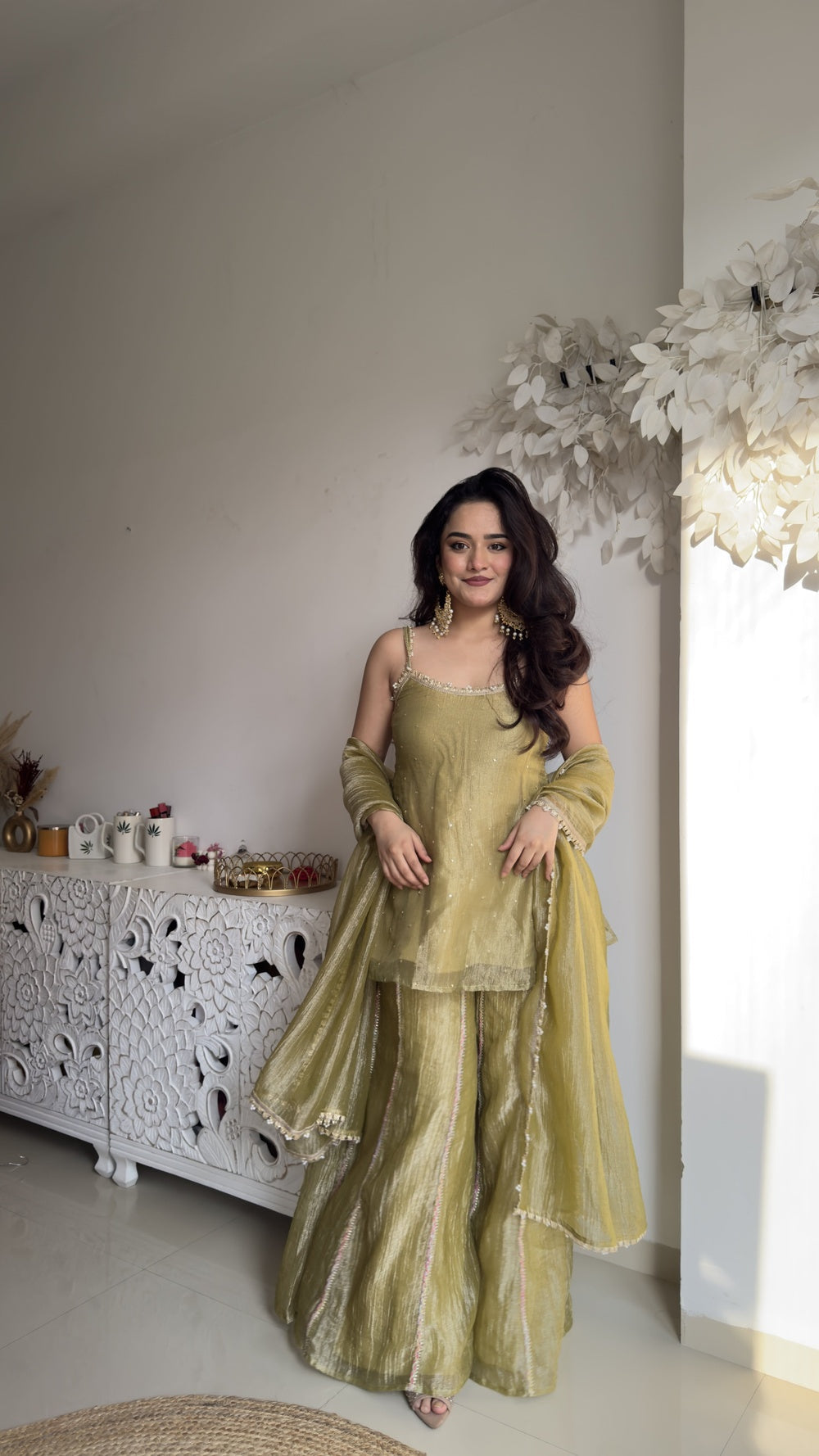 Seaweed Pickle Kurta Plazzo Set