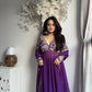 Plum Rose Anarkali