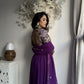 Plum Rose Anarkali