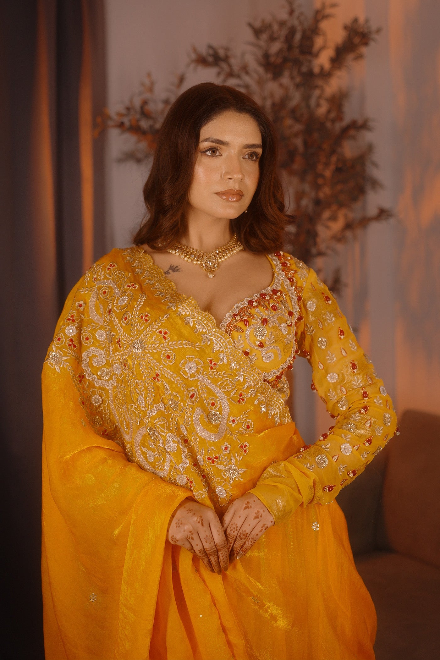 Surya Noor Chiffon Lehenga Set