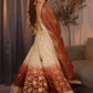Ivory Maroon Ombre Zari Lehenga Set