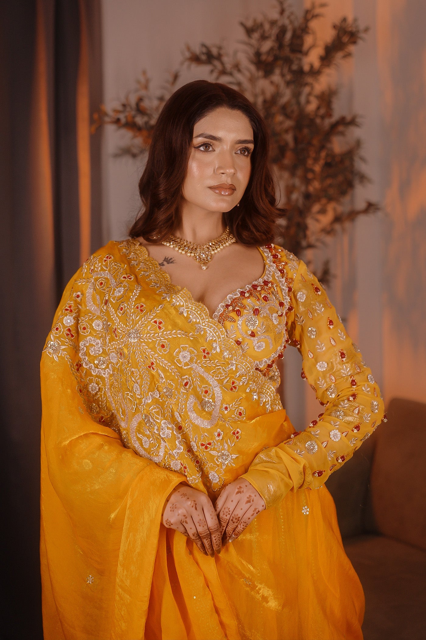 Surya Noor Chiffon Lehenga Set