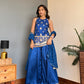 Neela Gold Sharara Kurta with Dupatta