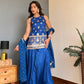 Neela Gold Sharara Kurta with Dupatta