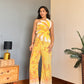 Yellow Cutout Jumpsuit