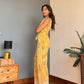 Yellow Cutout Jumpsuit