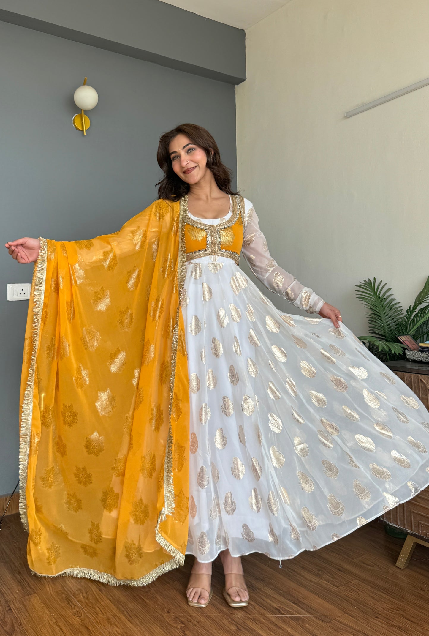 Zivara Jacquard Festive Ensemble Set