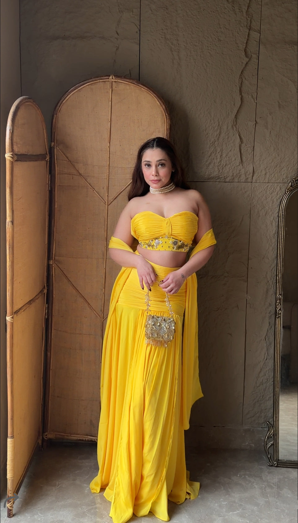 Sunheri Noor Lehenga Set